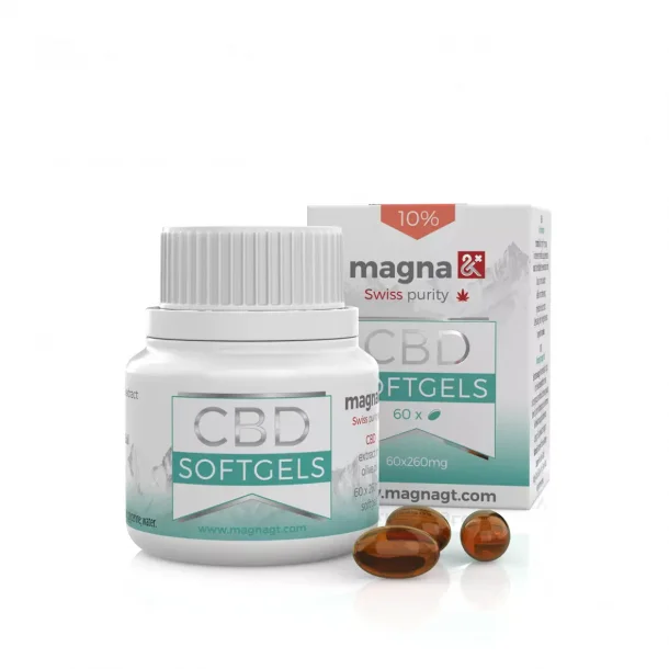 Magna GT Prof-CBD Cannabis kapsler 10% 